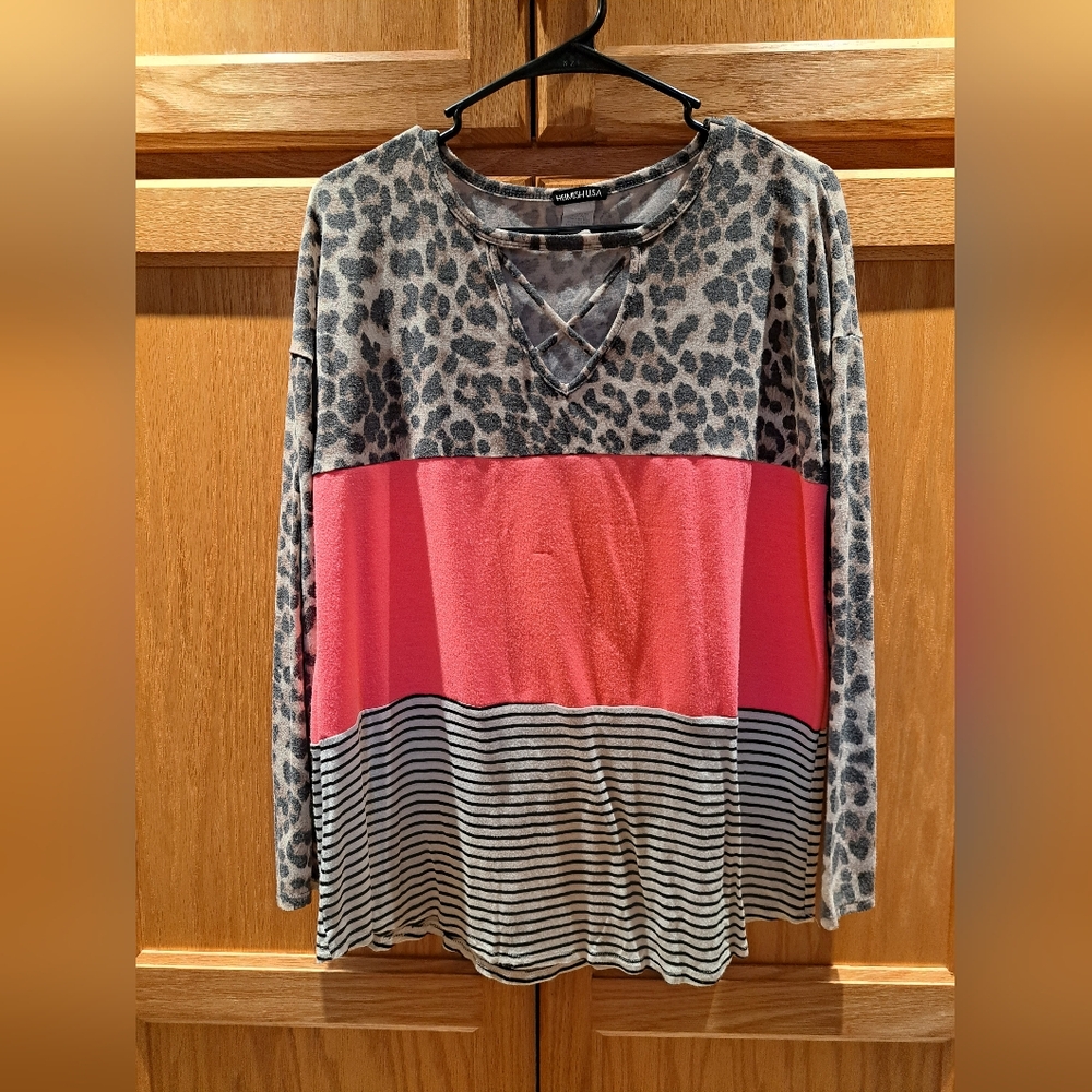 Cheetah print long sleeve